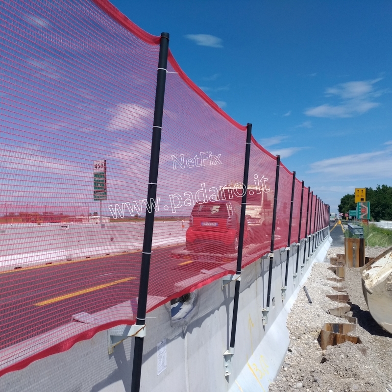 Filet de barriére pour chantiers Retificio PADANO